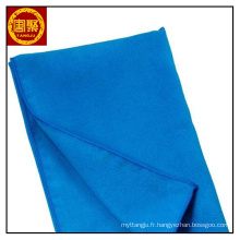 couverture bleue en microfibre 200g